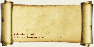 Daniel Rasjanin vizit kartica